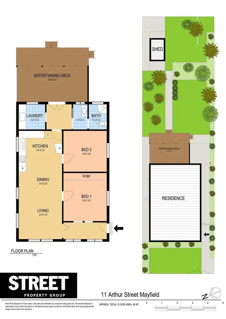 Floorplan of Homely house listing, 11 Arthur Street, Mayfield NSW 2304