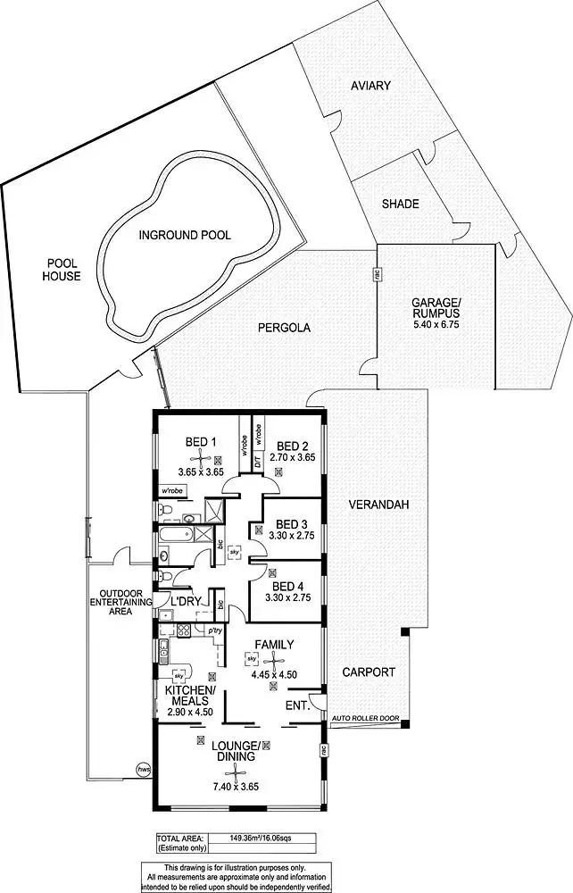 Floorplan of Homely house listing, 2 Phils Court, Fulham Gardens SA 5024