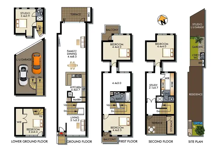 Floorplan of Homely house listing, 11 Poate Road, Centennial Park NSW 2021