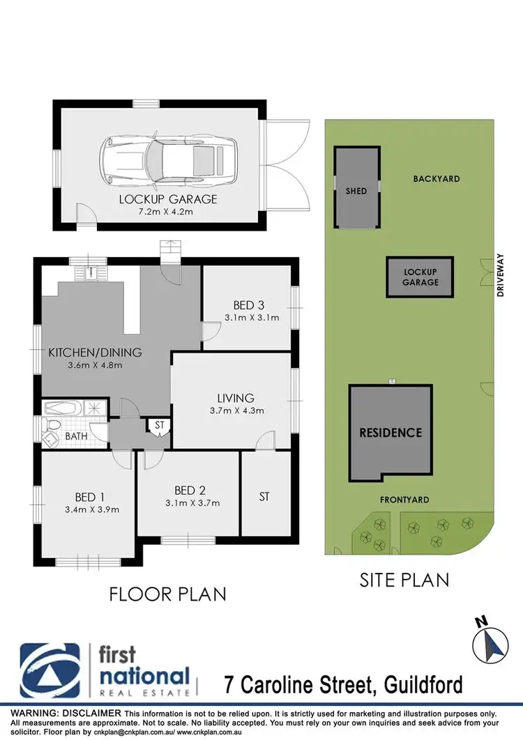 Floorplan of Homely house listing, 7 Caroline Street, Guildford NSW 2161