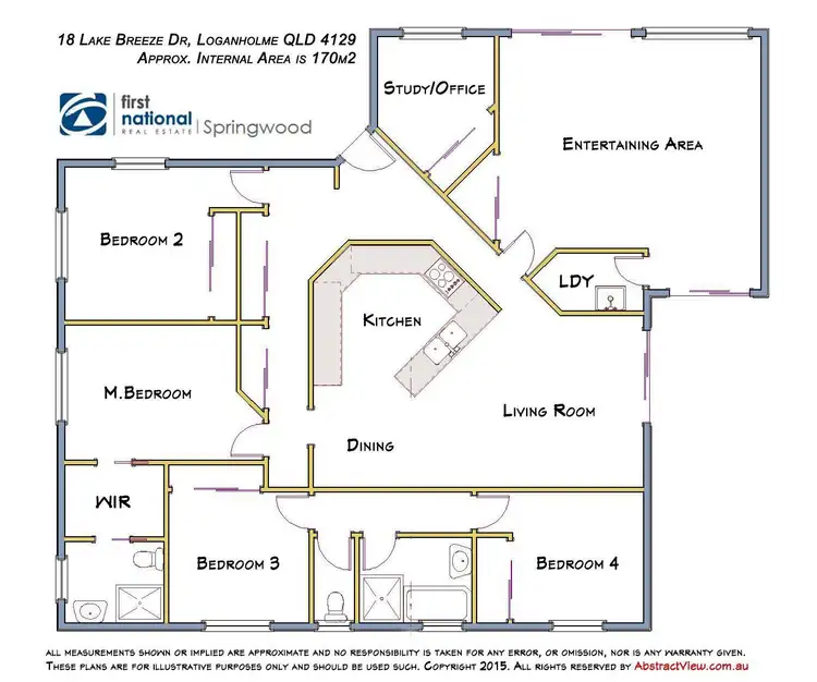 Floorplan of Homely house listing, 18 Lake Breeze Drive, Loganholme QLD 4129