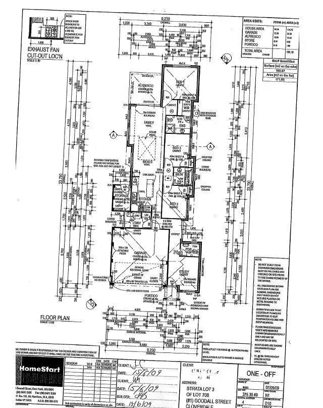 Floorplan of Homely house listing, 1 Goodall Street, Cloverdale WA 6105