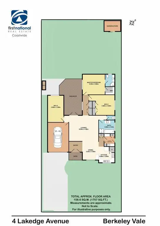 Floorplan of Homely house listing, 4 Lakedge Avenue, Berkeley Vale NSW 2261