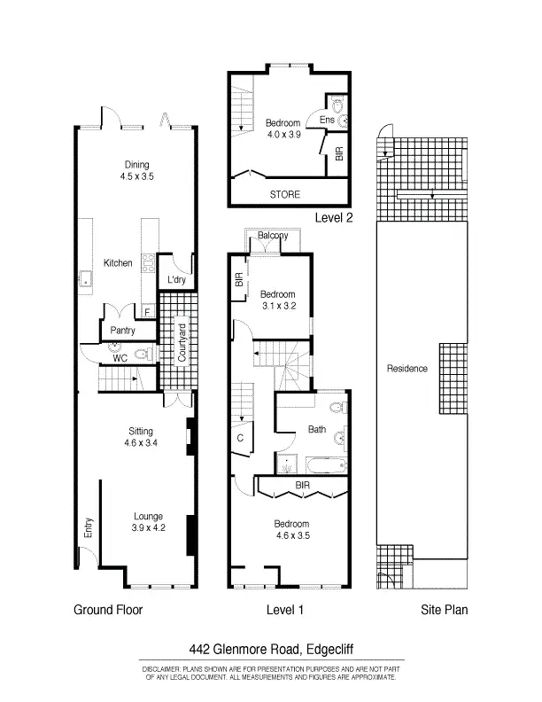 Floorplan of Homely house listing, 442 glenmore Road, Edgecliff NSW 2027