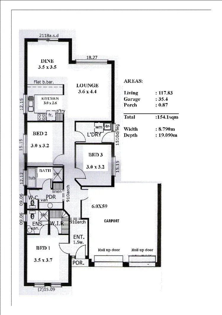 Floorplan of Homely land listing, 431 Whites Road, Parafield Gardens SA 5107