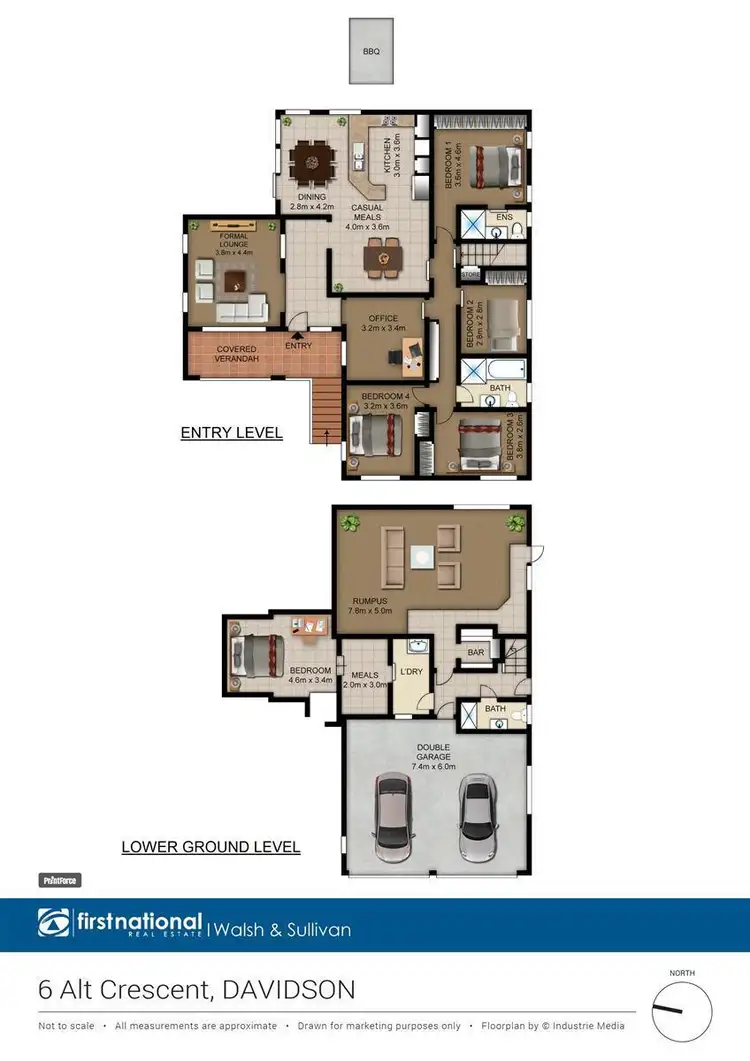 Floorplan of Homely house listing, 6 Alt Crescent, Davidson NSW 2085