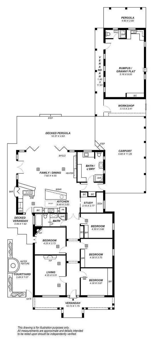 Floorplan of Homely house listing, 5 Barrelder Road, Torrens Park SA 5062