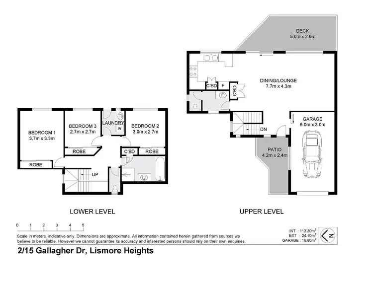 Floorplan of Homely unit listing, 2/15 Gallagher Drive, Lismore Heights NSW 2480