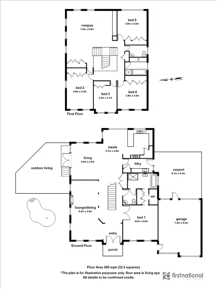 Floorplan of Homely house listing, 6 Buxton Mews, Berwick VIC 3806