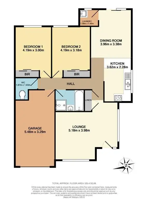 Floorplan of Homely villa listing, 1/15B Davenport Road, Shoalhaven Heads NSW 2535