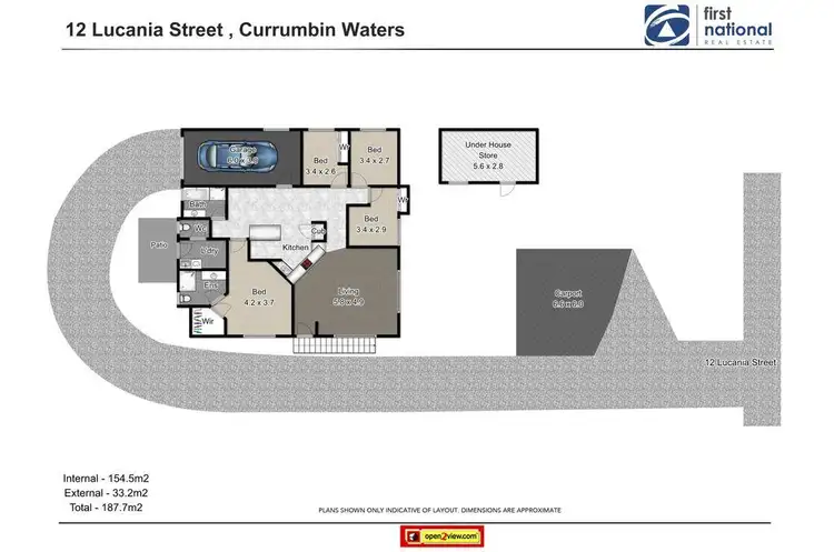 Floorplan of Homely house listing, 12 Lucania Street, Currumbin Waters QLD 4223