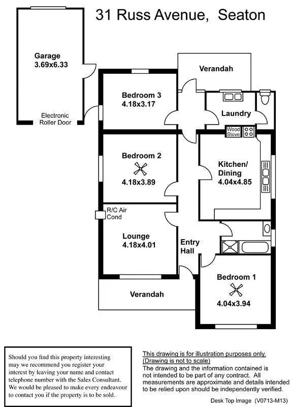 Floorplan of Homely house listing, 31 Russ Avenue, Seaton SA 5023