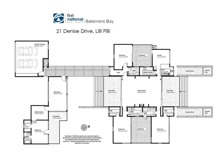 Floorplan of Homely house listing, 21 Denise Drive, Lilli Pilli NSW 2536