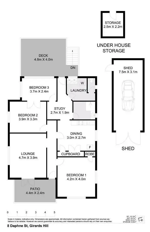 Floorplan of Homely house listing, 8 Daphne Street, Girards Hill NSW 2480