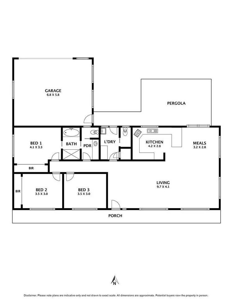 Floorplan of Homely house listing, 71 Fullbrook Drive, Sunbury VIC 3429