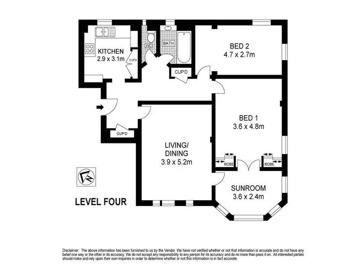 Floorplan of Homely apartment listing, 28/129 Bower Street, Manly NSW 2095