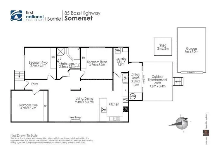 Floorplan of Homely house listing, 85 Bass Highway, Somerset TAS 7322