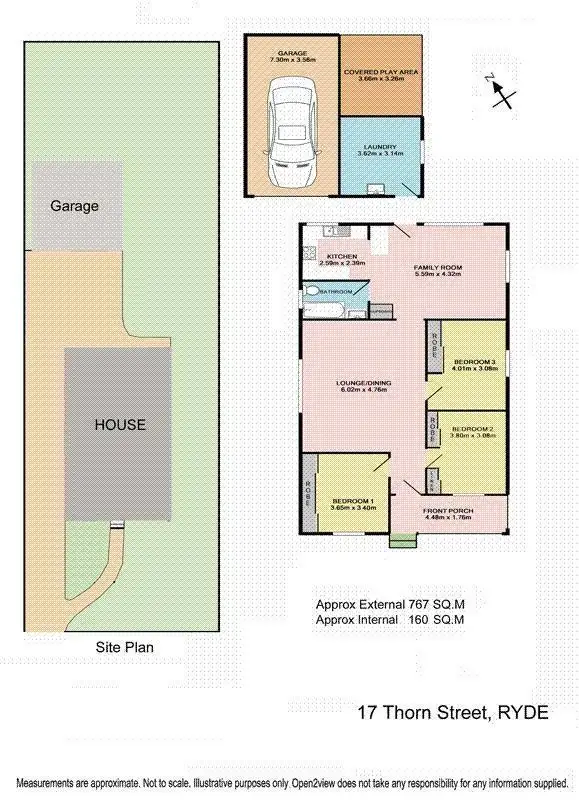 Floorplan of Homely house listing, 17 Thorn Street, Ryde NSW 2112