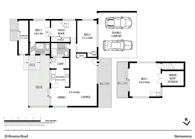 Floorplan of Homely house listing, 20 Rowena Road, Narraweena NSW 2099