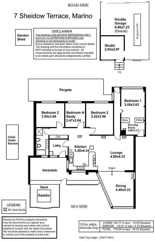 Floorplan of Homely house listing, 7 Sheidow Terrace, Marino SA 5049