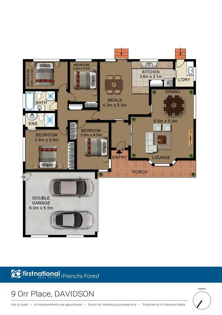 Floorplan of Homely house listing, 9 Orr Place, Davidson NSW 2085