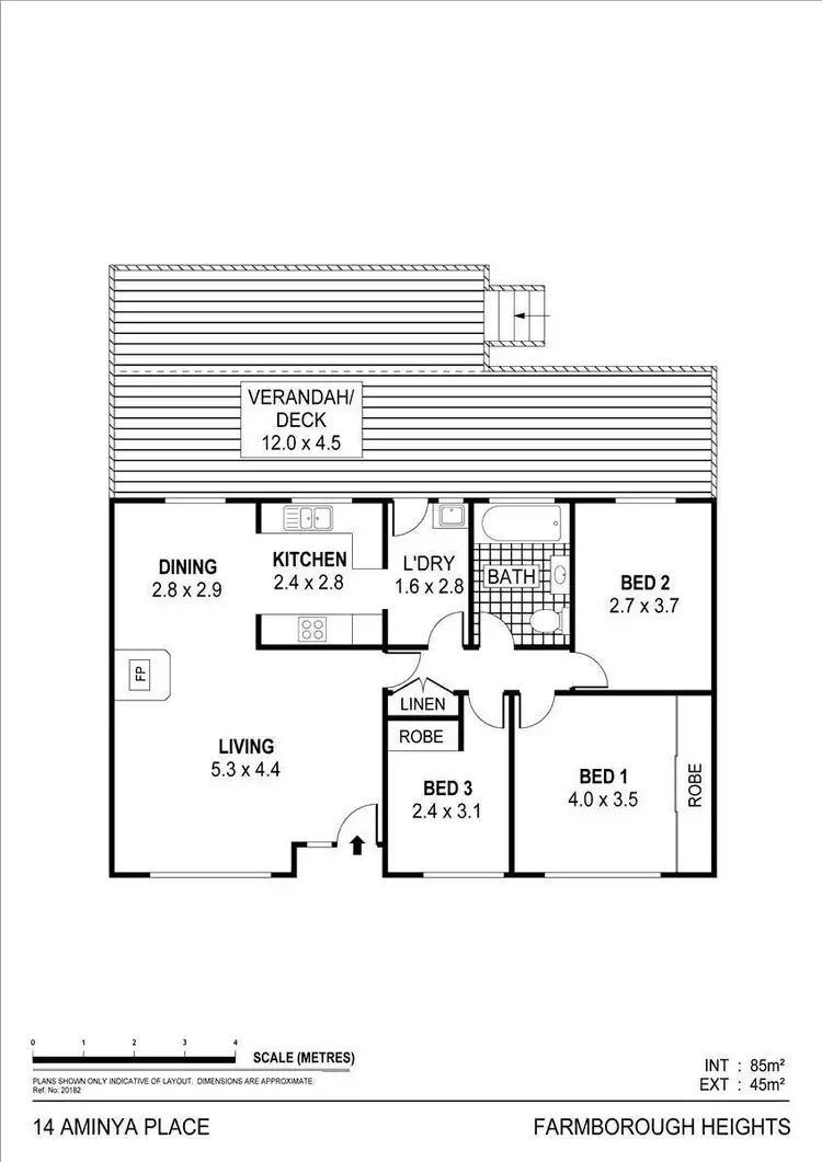 Floorplan of Homely house listing, 14 Aminya Place, Farmborough Heights NSW 2526