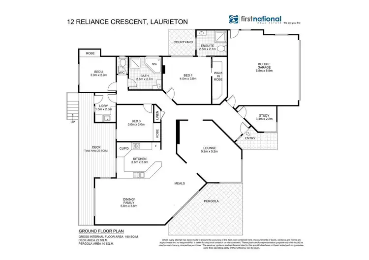 Floorplan of Homely house listing, 12 Reliance Crescent, Laurieton NSW 2443