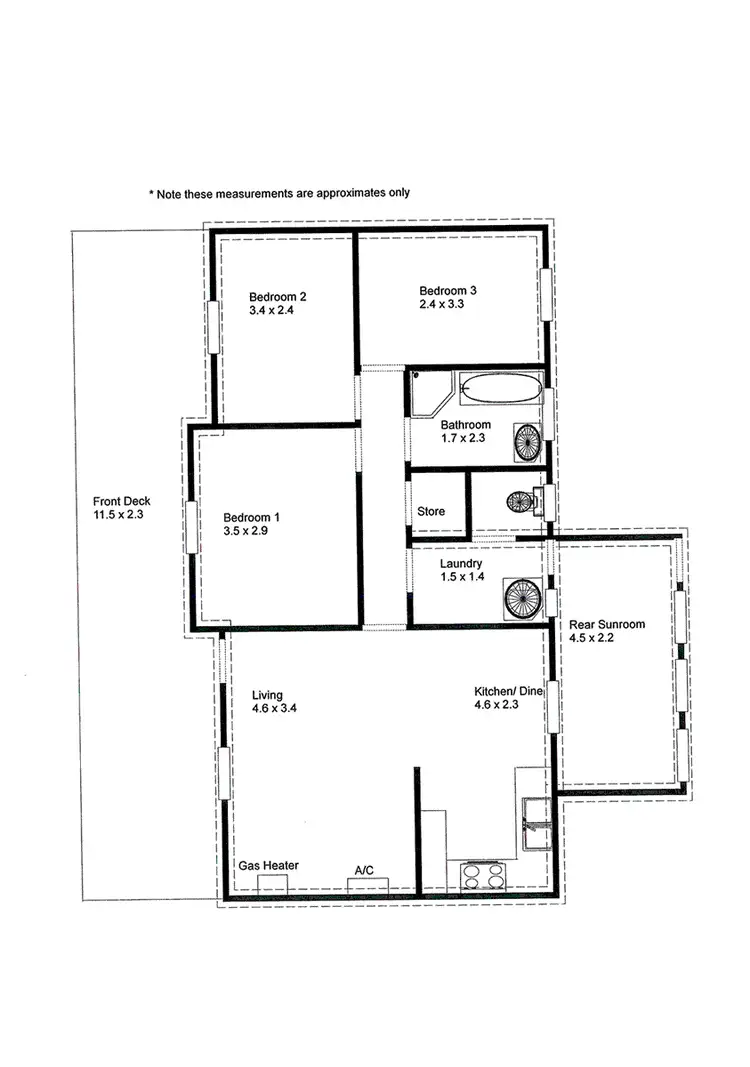Floorplan of Homely house listing, 12 Gilbert Street, Coobowie SA 5583