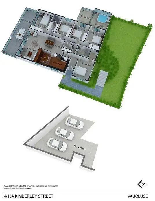 Floorplan of Homely apartment listing, 4/15a Kimberley Street, Vaucluse NSW 2030