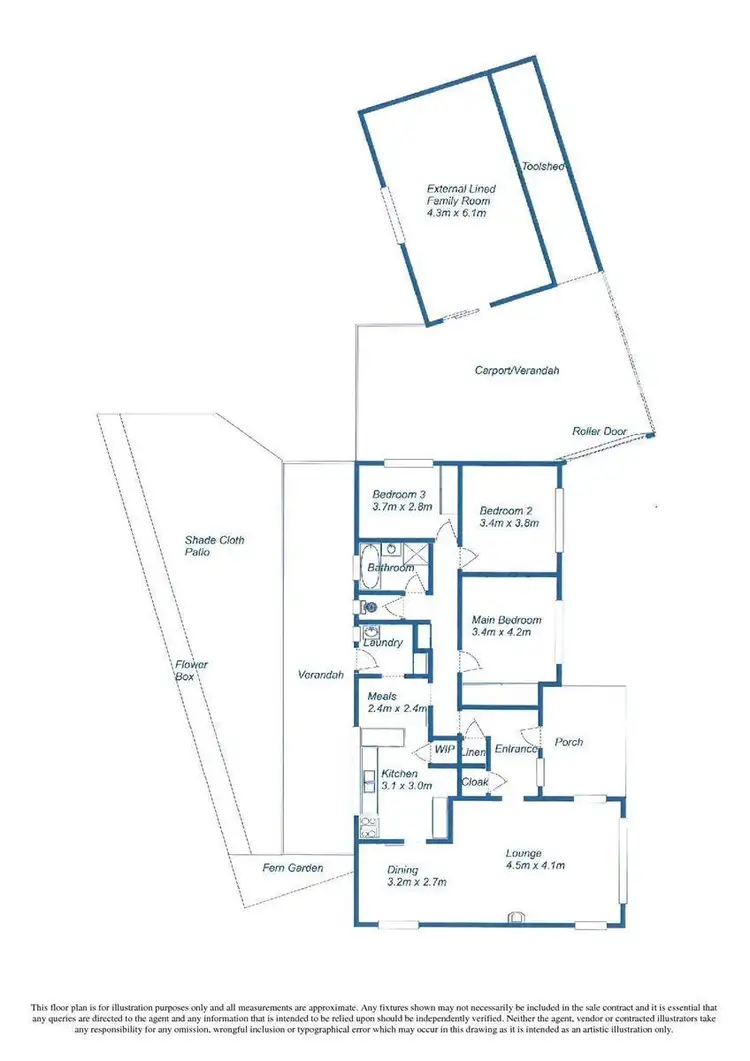 Floorplan of Homely house listing, 47 Kalina Avenue, Para Vista SA 5093