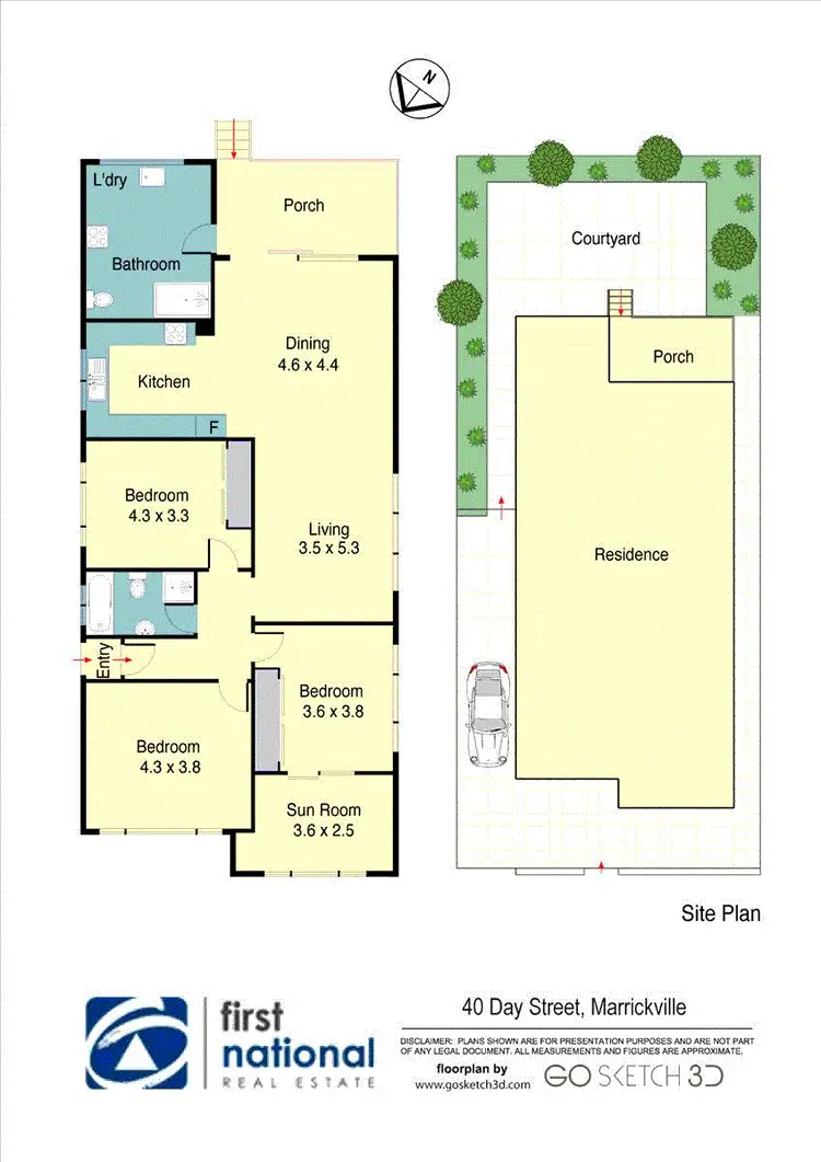 Floorplan of Homely house listing, 40 Day Street, Marrickville NSW 2204