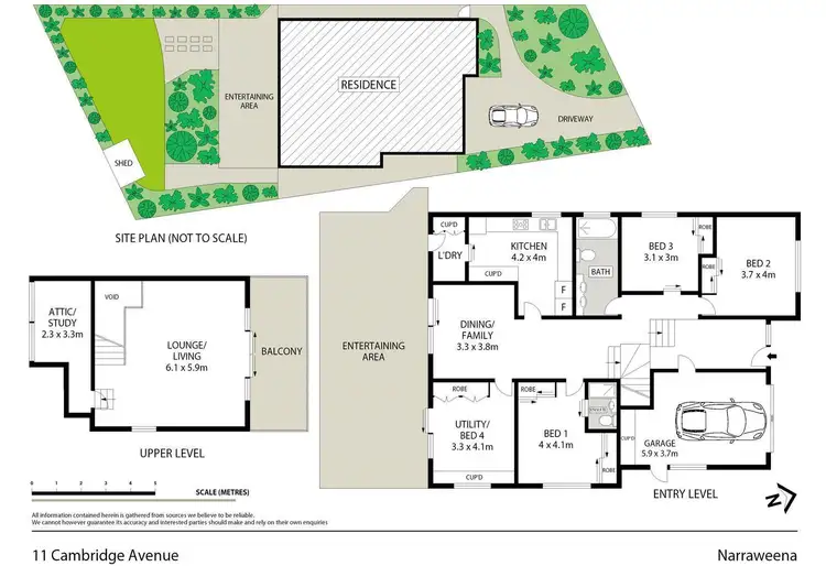 Floorplan of Homely house listing, 11 Cambridge Avenue, Narraweena NSW 2099