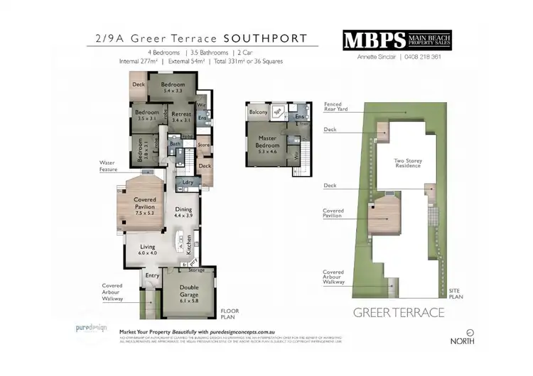 Floorplan of Homely house listing, 2/9A Greer Terrace, Southport QLD 4215