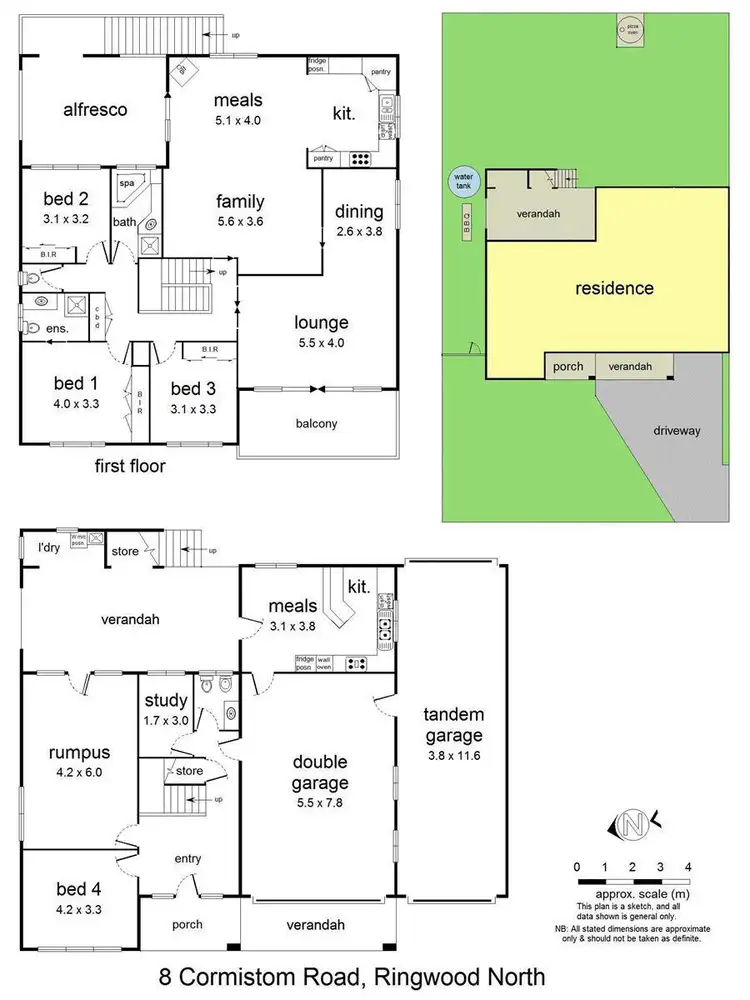 Floorplan of Homely house listing, 8 Cormistom Road, Ringwood North VIC 3134