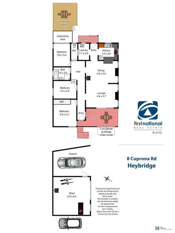 Floorplan of Homely house listing, 8 Cuprona Road, Heybridge TAS 7316