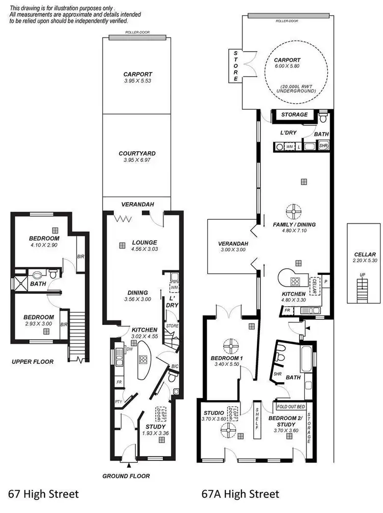 Floorplan of Homely house listing, 67 And 67A High Street, Kensington SA 5068