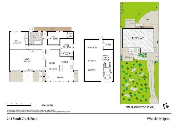 Floorplan of Homely house listing, 244 South Creek Road, Wheeler Heights NSW 2097