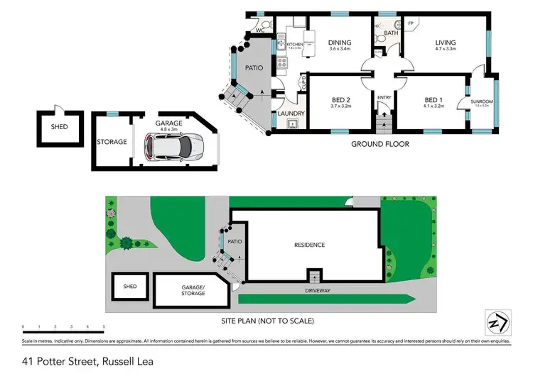 Floorplan of Homely house listing, 41 Potter Street, Russell Lea NSW 2046