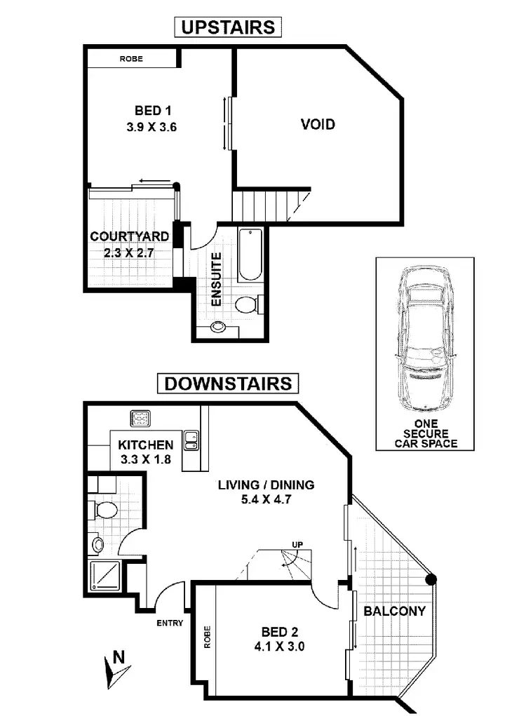 Floorplan of Homely apartment listing, 16/92-120 Cleveland Street, Chippendale NSW 2008