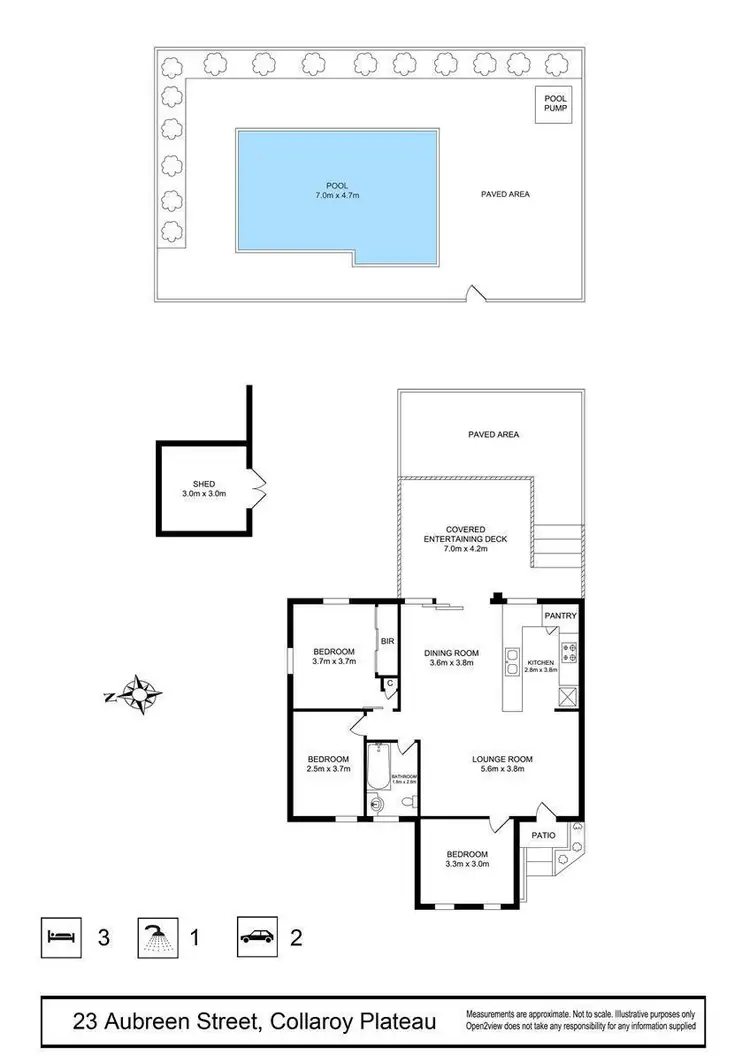 Floorplan of Homely house listing, 23 Aubreen Street, Collaroy Plateau NSW 2097