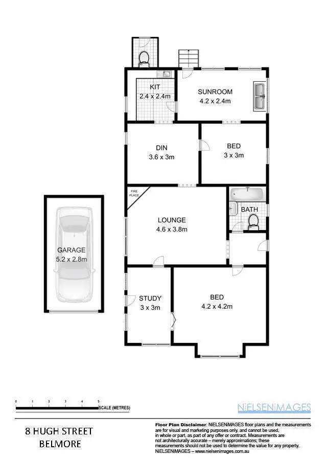 Floorplan of Homely house listing, 8 Hugh Street, Belmore NSW 2192