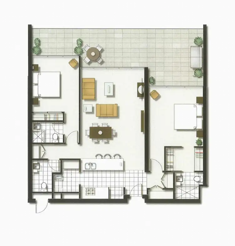 Floorplan of Homely apartment listing, 3204/2 Activa Way, Hope Island QLD 4212
