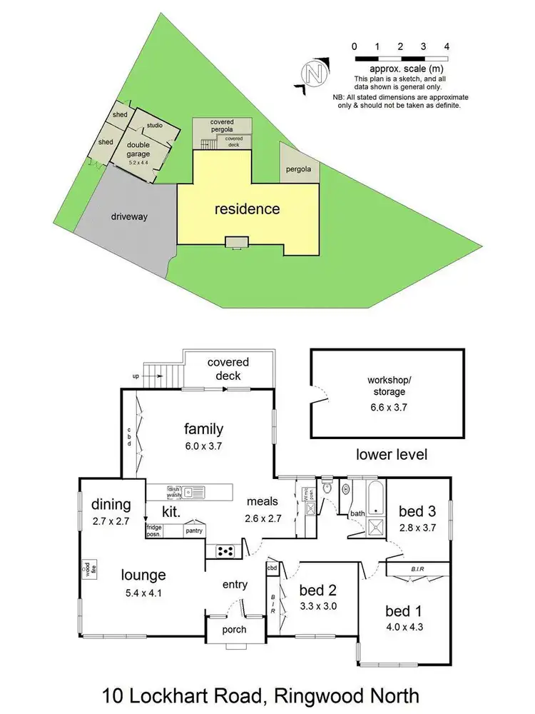 Floorplan of Homely house listing, 10 Lockhart Road, Ringwood North VIC 3134