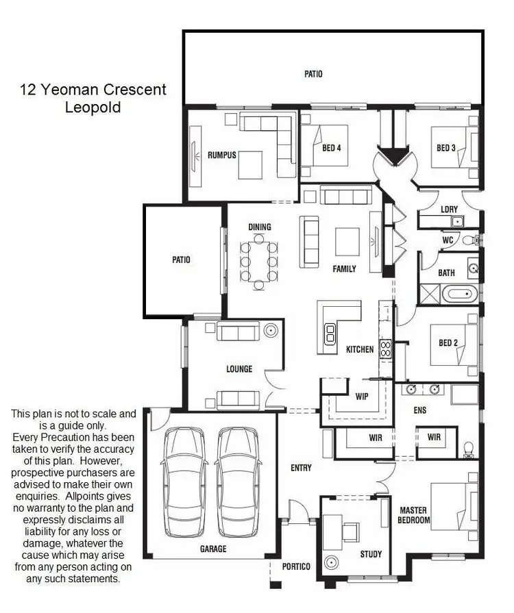 Floorplan of Homely house listing, 12-14 Yeoman Crescent, Leopold VIC 3224
