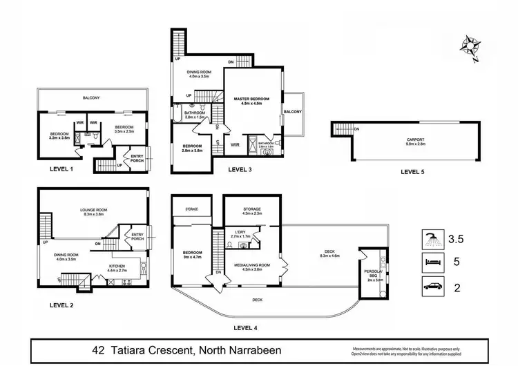 Floorplan of Homely house listing, 42 Tatiara Crescent, North Narrabeen NSW 2101