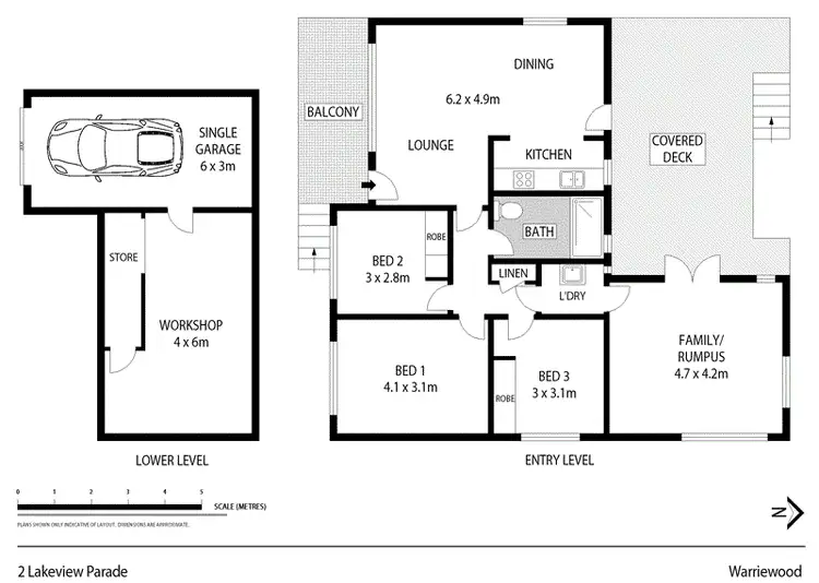 Floorplan of Homely house listing, 2 Lakeview Parade, Warriewood NSW 2102