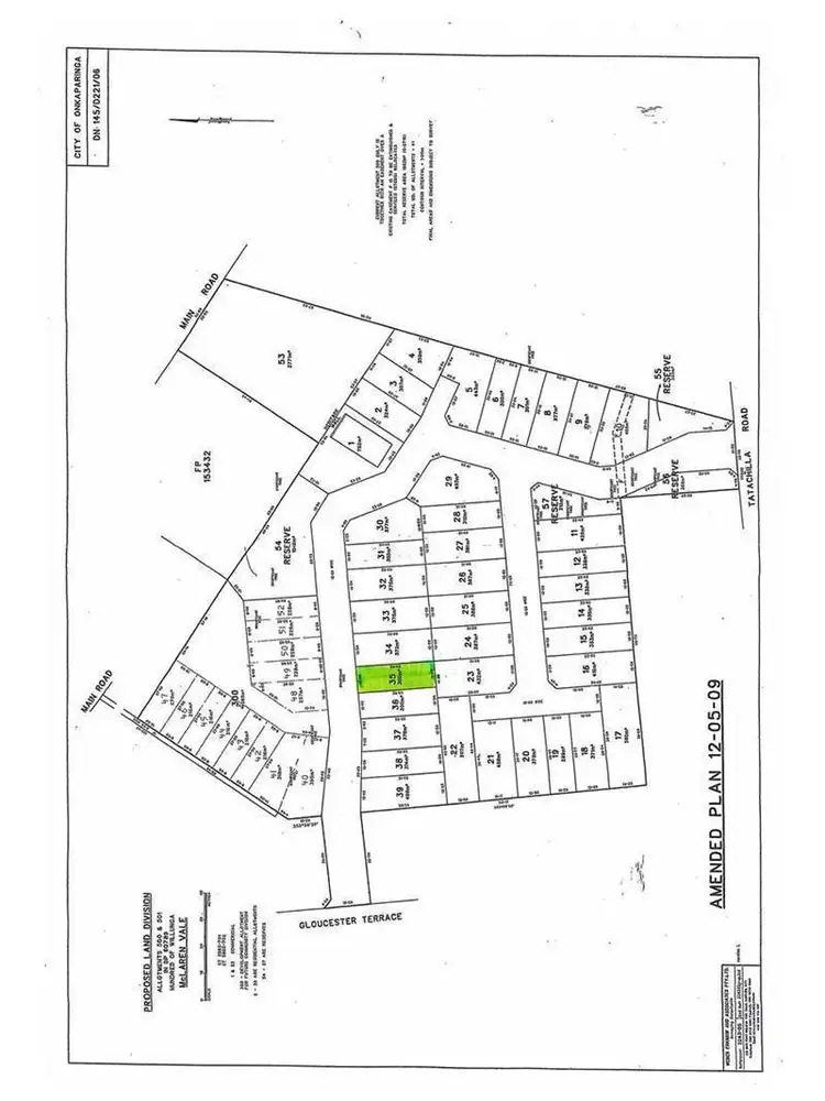 Floorplan of Homely land listing, Lot 35 Penfold Way, Mclaren Vale SA 5171