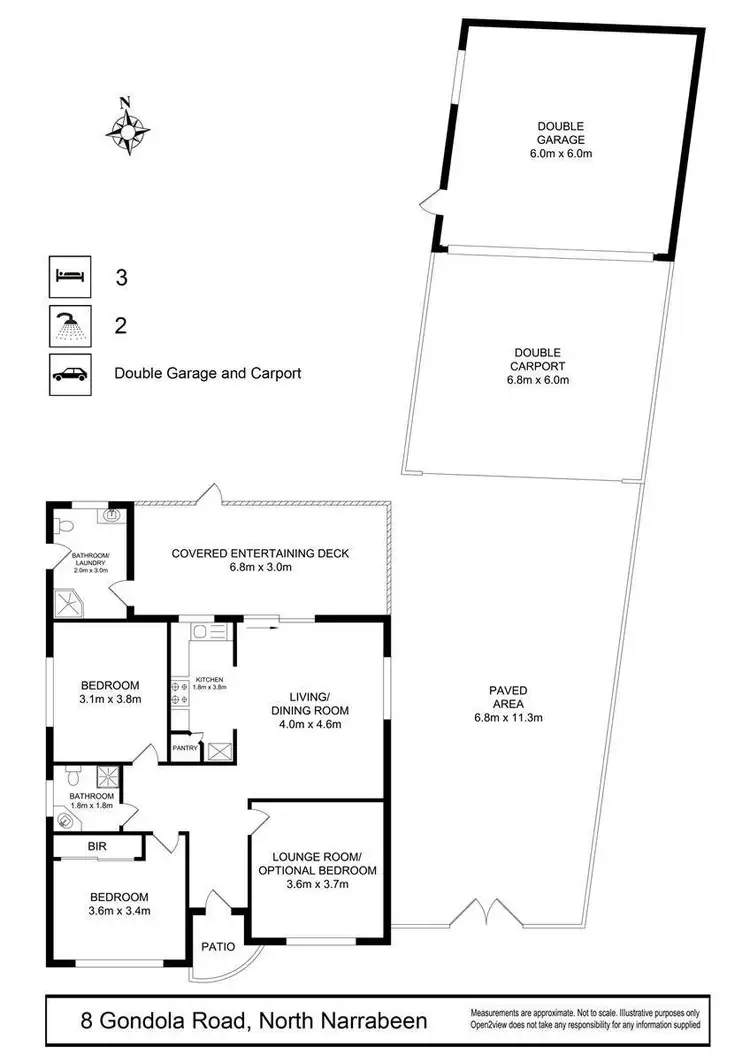 Floorplan of Homely house listing, 8 Gondola Road, North Narrabeen NSW 2101