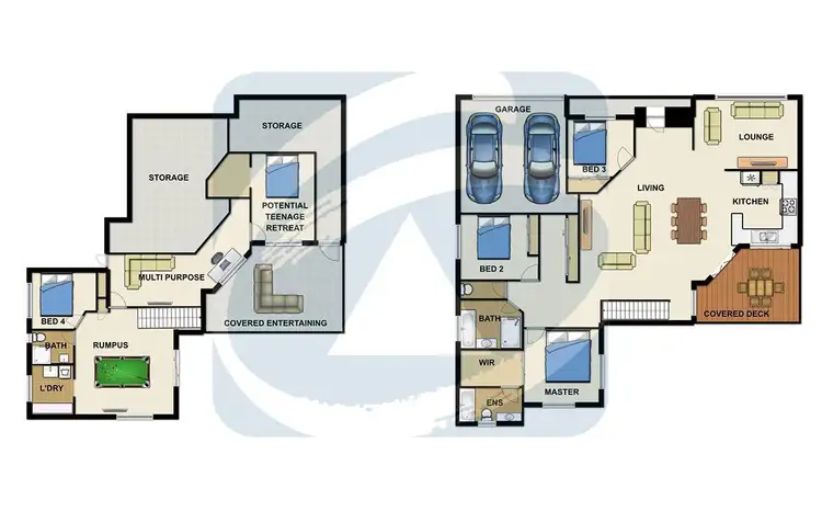 Floorplan of Homely house listing, 4 Glebe Place, Underwood QLD 4119