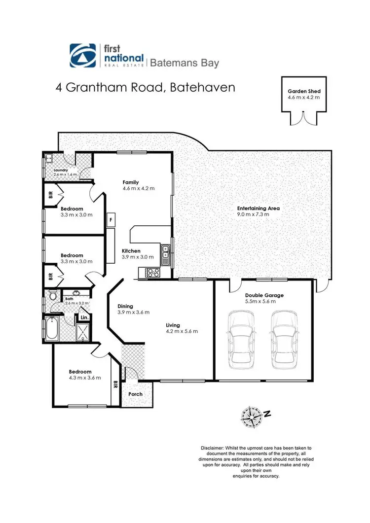 Floorplan of Homely house listing, 4 Grantham Road, Batehaven NSW 2536